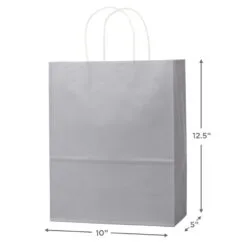 Hallmark 12.5" 12-Pack Assorted Kraft Paper Gift Bags 11 Hallmark 12.5" 12-Pack Assorted Kraft Paper Gift Bags -Hallmark Store 12.5 Prints and Solids 12Pack Assorted Gift Bags 5EGB6049 03