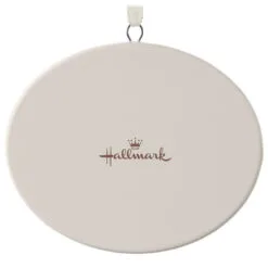 Hallmark 1-Sided Oval Ceramic Photo Ornament -Hallmark Store 1Sided Oval Ceramic Photo Ornament 1999QHE1911B1 06