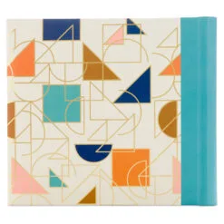 Hallmark Bright Geometric On White Photo Album -Hallmark Store 200Photo Album Geometric Print on White 1EDY3142 04