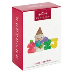 Hallmark Sweet Decade 2023 Ornament 9 Hallmark Sweet Decade 2023 Ornament -Hallmark Store 2023 Gumdrops and Snowman Keepsake Ornament 1599QXR8027 04
