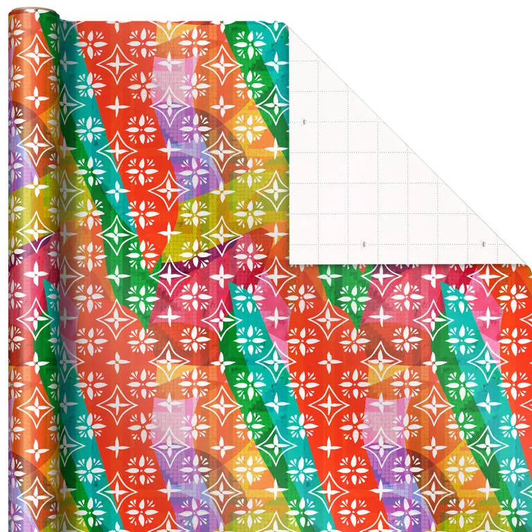 Hallmark Festive And Fun 3-Pack Multicolored Wrapping Paper, 120 Sq. Ft. 4 Hallmark Festive And Fun 3-Pack Multicolored Wrapping Paper, 120 Sq. Ft. - Image 4