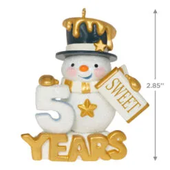 Hallmark 50 Sweet Years Special Edition Ornament 8 Hallmark 50 Sweet Years Special Edition Ornament -Hallmark Store 50 Sweet Years Snowman Keepsake Ornament 1799QGO2509 03