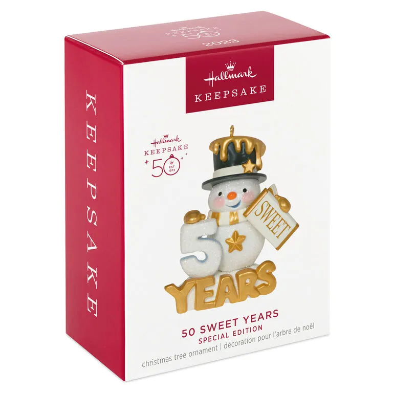 Hallmark 50 Sweet Years Special Edition Ornament 4 Hallmark 50 Sweet Years Special Edition Ornament - Image 4