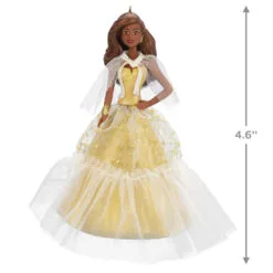 Hallmark 2023 Black Holiday Barbie™ Ornament 8 Hallmark 2023 Black Holiday Barbie™ Ornament -Hallmark Store African American Holiday Barbie Keepsake Ornament 2199QXR8217 03