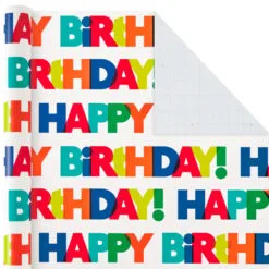 Hallmark All Occasions Wrapping Paper Rolls, 6 Pack -Hallmark Store All Occasions Wrapping Paper Rolls 6 Pack 5JXW1745 09