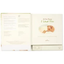 Hallmark All The Places I Love You Recordable Storybook With Music -Hallmark Store All The Places I Love You Recordable Storybook With Music 1KOB1232 03
