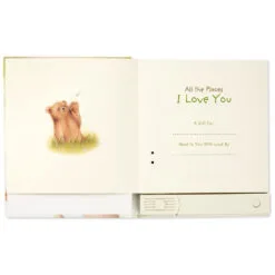 Hallmark All The Places I Love You Recordable Storybook With Music -Hallmark Store All The Places I Love You Recordable Storybook With Music 1KOB1232 04