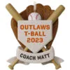 Hallmark America's Pastime Personalized Baseball Ornament