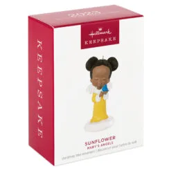 Hallmark Mary's Angels Sunflower Ornament 9 Hallmark Mary's Angels Sunflower Ornament -Hallmark Store Angel on Cloud With Bluebird Keepsake Ornament 1599QXR8227 04