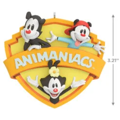 Hallmark Animaniacs™ Zany To The Max! Ornament 8 Hallmark Animaniacs™ Zany To The Max! Ornament -Hallmark Store Animaniacs Logo Keepsake Ornament 1899QXI6057 03