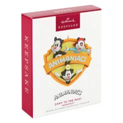 Hallmark Animaniacs™ Zany To The Max! Ornament 9 Hallmark Animaniacs™ Zany To The Max! Ornament -Hallmark Store Animaniacs Logo Keepsake Ornament 1899QXI6057 04