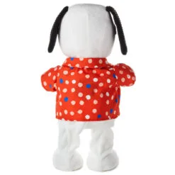 Hallmark Peanuts® Sunshine Vibe Snoopy Musical Plush With Motion, 13.5" 5 Hallmark Peanuts® Sunshine Vibe Snoopy Musical Plush With Motion, 13.5" -Hallmark Store Animated Snoopy Stuffed Animal in Polka Dot Shirt 1PAJ3530 03