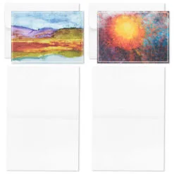 Hallmark ArtLifting Nature And Abstracts Blank Note Cards Assortment, Box Of 24 12 Hallmark ArtLifting Nature And Abstracts Blank Note Cards Assortment, Box Of 24 -Hallmark Store ArtLifting Nature Art Assorted Boxed Blank Cards 3SOM1334 05