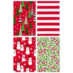 Hallmark Assorted 12-Pack Designed Christmas Shirt Boxes -Hallmark Store Assorted 12Pack Designed Christmas Shirt Boxes 5XBC1096 05