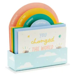 Hallmark Little World Changersâ„¢ Assorted Blank Note Cards In Caddy, Pack Of 24