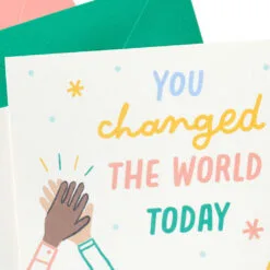 Hallmark Little World Changers™ Assorted Blank Note Cards In Caddy, Pack Of 24 -Hallmark Store Assorted Kids Blank Note Cards in Caddy 3SOM1188 05