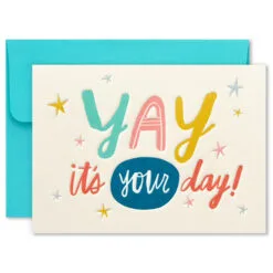 Hallmark Assorted Modern Lettering Blank Note Cards, Box Of 24 -Hallmark Store Assorted Modern Lettering Blank Note Cards 1499TYN2430 04