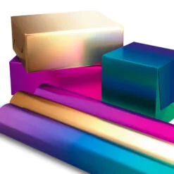 Hallmark Store -Hallmark Store Assorted Ombr Foil Wrapping Paper 5EWR2655 02