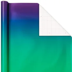Hallmark Assorted Ombré Foil 3-Pack Wrapping Paper, 60 Sq. Ft Total -Hallmark Store Assorted Ombr Foil Wrapping Paper 5EWR2655 04