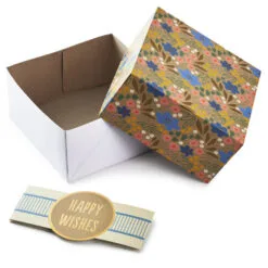 Hallmark 4", 8" And 10" Floral 3-Pack Gift Boxes With Bands -Hallmark Store Assorted Sizes Floral Gift Boxes With Bands 5EBC1230 03