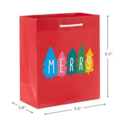 Hallmark 6.5" Sweet Surprises 8-Pack Small Christmas Gift Bags Assortment 8 Hallmark 6.5" Sweet Surprises 8-Pack Small Christmas Gift Bags Assortment -Hallmark Store Assorted Small Christmas Gift Bags 5XGB1430 03