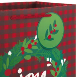 Hallmark Assorted Rustic Designs 8-Pack Small, Medium And Large Christmas Gift Bags -Hallmark Store Assorted Small Large Rustic Christmas Gift Bags 5XGB4894 04