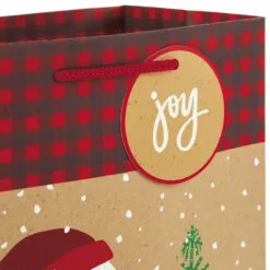 Hallmark Assorted Rustic Designs 8-Pack Small, Medium And Large Christmas Gift Bags -Hallmark Store Assorted Small Large Rustic Christmas Gift Bags 5XGB4894 05