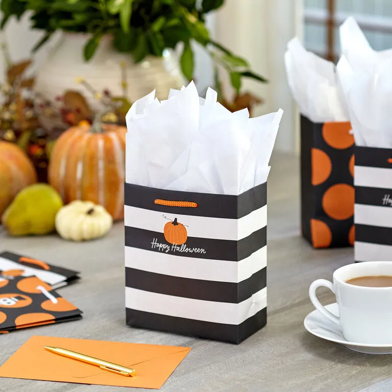 Hallmark 6.5" Assorted 8-Pack Stylish Halloween Small Gift Bags 2 Hallmark 6.5" Assorted 8-Pack Stylish Halloween Small Gift Bags - Image 2