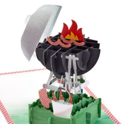 Hallmark Just For You BBQ Grill 3D Pop-Up Birthday Card -Hallmark Store BBQ Grill 3D PopUp Birthday Card 1299LAD2898 04