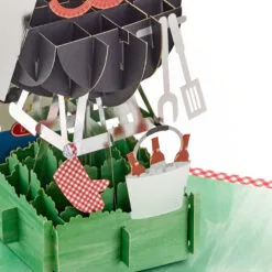 Hallmark Just For You BBQ Grill 3D Pop-Up Birthday Card -Hallmark Store BBQ Grill 3D PopUp Birthday Card 1299LAD2898 05