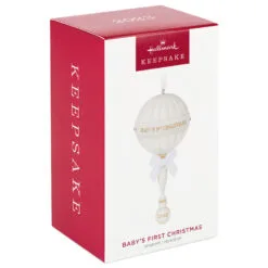Hallmark Baby's First Christmas Rattle 2023 Porcelain Ornament 9 Hallmark Baby's First Christmas Rattle 2023 Porcelain Ornament -Hallmark Store Babys 1st Christmas Rattle Keepsake Ornament 2499QHX3107 04