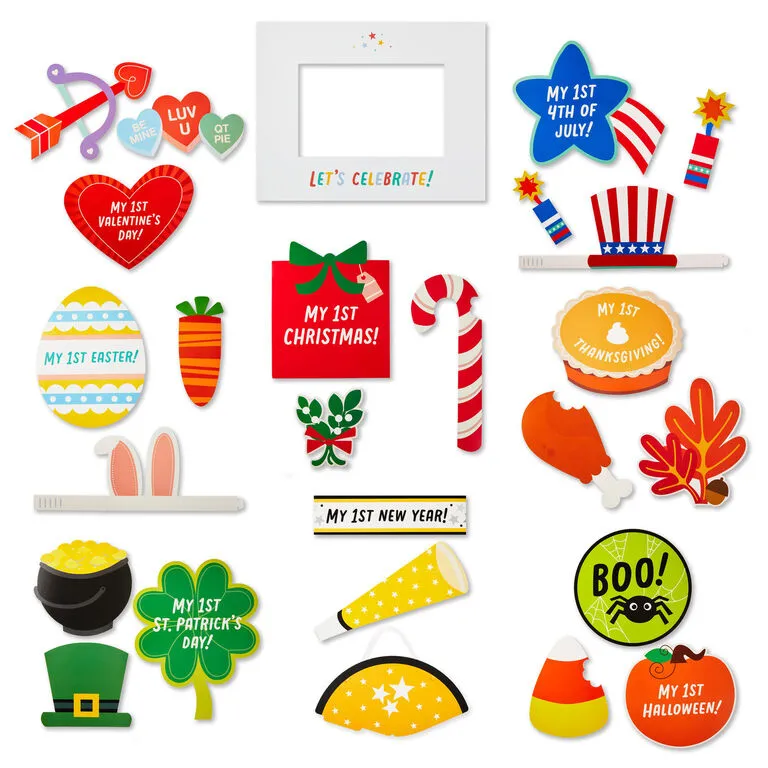 Hallmark Baby's First Holidays Pics 'n' Props Kit 1 Hallmark Baby's First Holidays Pics 'n' Props Kit