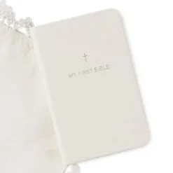 Hallmark Commemorative Handkerchief And First Bible Set 8 Hallmark Commemorative Handkerchief And First Bible Set -Hallmark Store Babys First Bible Book and Handkerchief Set 1BBY4787 04