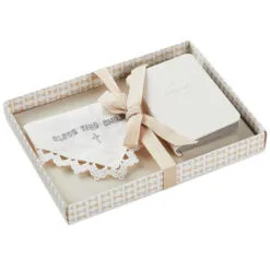 Hallmark Commemorative Handkerchief And First Bible Set 9 Hallmark Commemorative Handkerchief And First Bible Set -Hallmark Store Babys First Bible Book and Handkerchief Set 1BBY4787 05