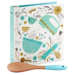 Hallmark Baking Icons Recipe Organizer Book With Wooden Spoon -Hallmark Store Baking Icons Recipe Organizer Book With Wooden Spoon 1TOG1025 04