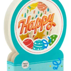 Hallmark All The Happiness Snow Globe Musical 3D Birthday Card With Motion 11 Hallmark All The Happiness Snow Globe Musical 3D Birthday Card With Motion -Hallmark Store Balloons Snow Globe Musical Motion 3DBirthday Card 1299WDR1212 04