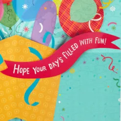 Hallmark 16" Fun Balloons Pop-Up Jumbo Birthday Card -Hallmark Store Balloons for Fun Birthday Card 1299CBG1009 03