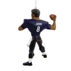 NFL Baltimore Ravens Lamar Jackson Hallmark Ornament 9 NFL Baltimore Ravens Lamar Jackson Hallmark Ornament -Hallmark Store Baltimore Ravens Lamar Jackson Christmas Ornament 1OSL2097 05