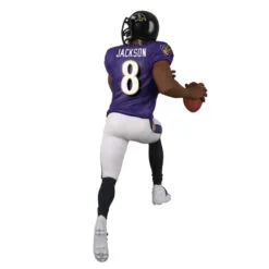 Hallmark NFL Baltimore Ravens Lamar Jackson Ornament -Hallmark Store Baltimore Ravens Lamar Jackson Keepsake Ornament 2299QXI7167 06