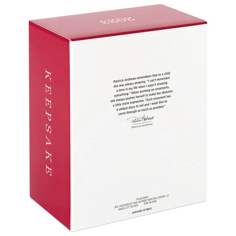 Hallmark Barbie™ Pink Collection™ 2023 Porcelain And Fabric Ornament 5 Hallmark Barbie™ Pink Collection™ 2023 Porcelain And Fabric Ornament - Image 5