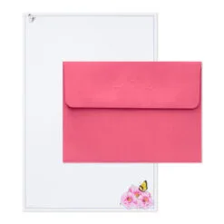 Hallmark Marjolein Bastin Pink Flowers Stationery Set, 40 Sheets 9 Hallmark Marjolein Bastin Pink Flowers Stationery Set, 40 Sheets -Hallmark Store Bastin Pink Flowers Blank Sheets Stationery Set 1STN1142 03