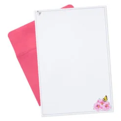 Hallmark Marjolein Bastin Pink Flowers Stationery Set, 40 Sheets 10 Hallmark Marjolein Bastin Pink Flowers Stationery Set, 40 Sheets -Hallmark Store Bastin Pink Flowers Blank Sheets Stationery Set 1STN1142 04