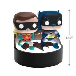 Hallmark Batman™ The Classic TV Series Batman™ And Robin™ Funko POP!® Ornament With Light And Sound 8 Hallmark Batman™ The Classic TV Series Batman™ And Robin™ Funko POP!® Ornament With Light And Sound -Hallmark Store Batman and Robin Funko Keepsake Ornament 3299QXI6299 03