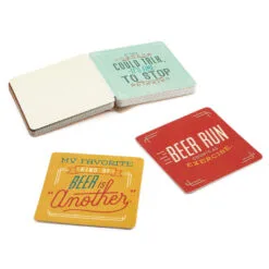 Hallmark Beers To You: 20 Coasters To Say Cheers To Book 9 Hallmark Beers To You: 20 Coasters To Say Cheers To Book -Hallmark Store Beers to You Book With Coasters 1BOK1570 05