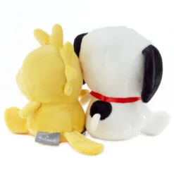 Hallmark Better Together Peanuts® Snoopy And Woodstock Magnetic Plush, 5.25" -Hallmark Store Better Together Peanuts Snoopy Woodstock Magnetic Plush 1BTG1003 03