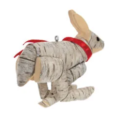 Hallmark Birch Hare Ornament -Hallmark Store Birch Wood Rabbit Keepsake Ornament 1599QGO2969 06
