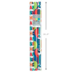 Hallmark Birthday Celebration 3-Pack Reversible Wrapping Paper -Hallmark Store Birthday Celebration 3Pack Reversible Wrapping Paper 5EWR2946 03