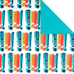 Hallmark Birthday Celebration 3-Pack Reversible Wrapping Paper -Hallmark Store Birthday Celebration 3Pack Reversible Wrapping Paper 5EWR2946 06