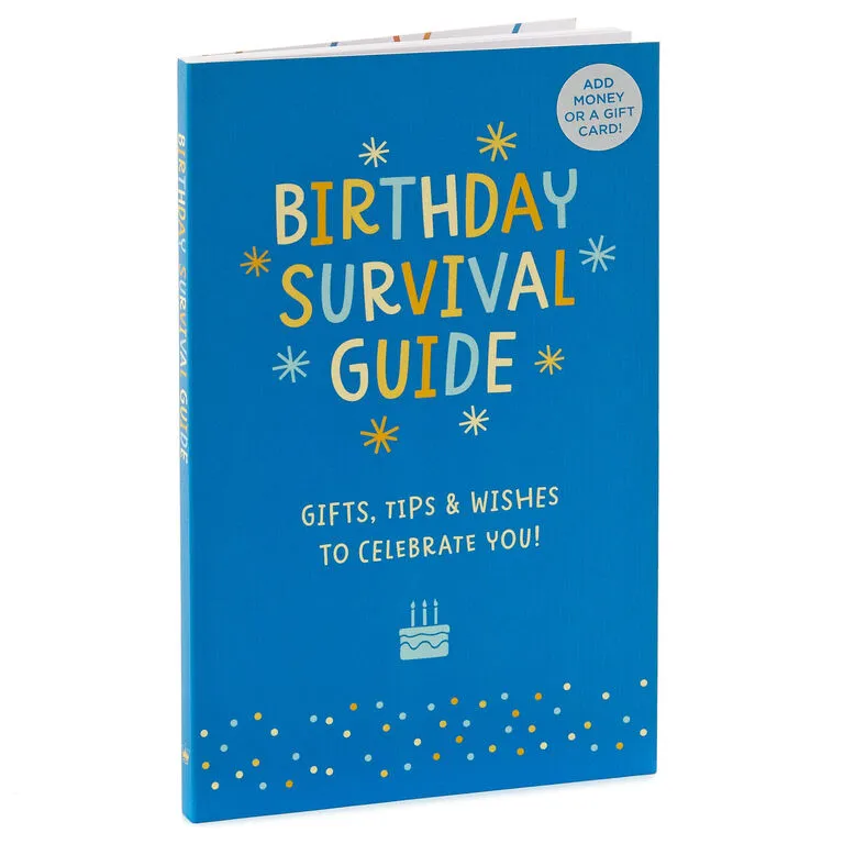 Hallmark Birthday Survival Guide Book And Gift Card Holder 1 Hallmark Birthday Survival Guide Book And Gift Card Holder
