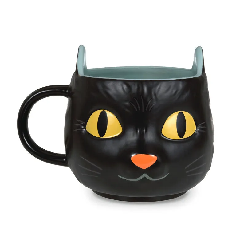 Hallmark Black Cat Glow-in-the-Dark Mug, 22 Oz. 1 Hallmark Black Cat Glow-in-the-Dark Mug, 22 Oz.